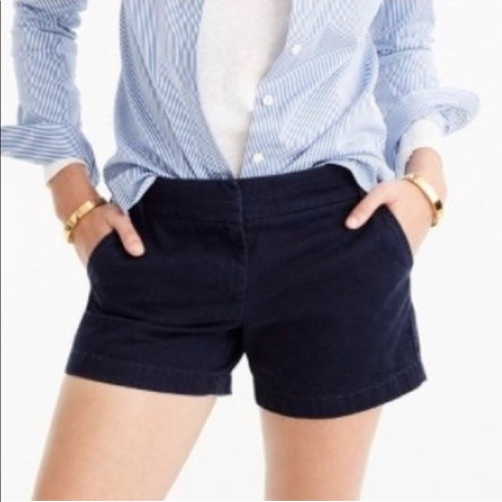 J.Crew Navy Chino Shorts